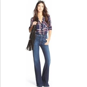 7 for all mankind Ginger high rise flare Jean Size: 25